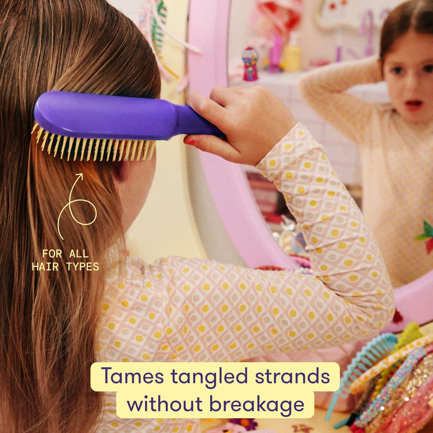 Detangling Hair Brush for Kids, All Hair Types