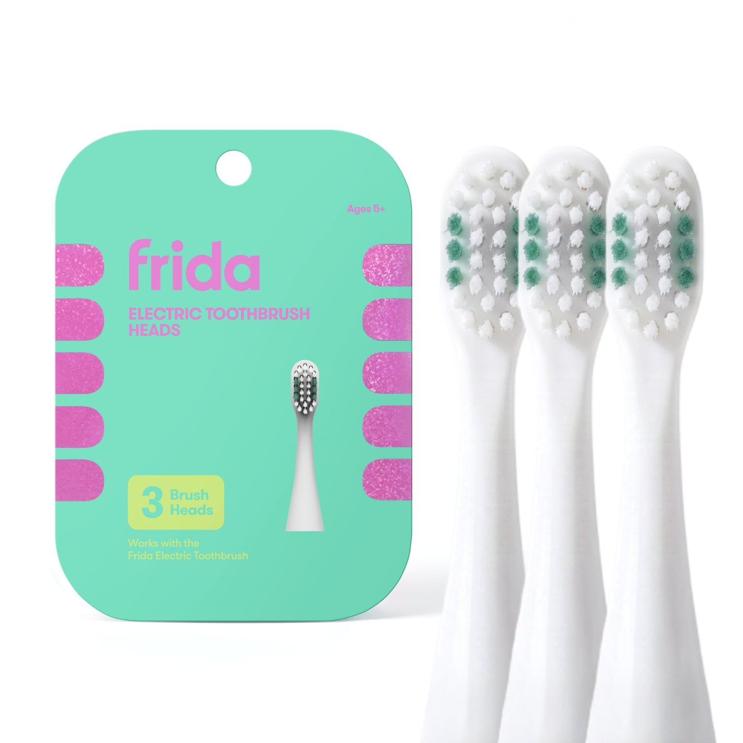 Electric Toothbrush Heads for Kids, 3 Ct