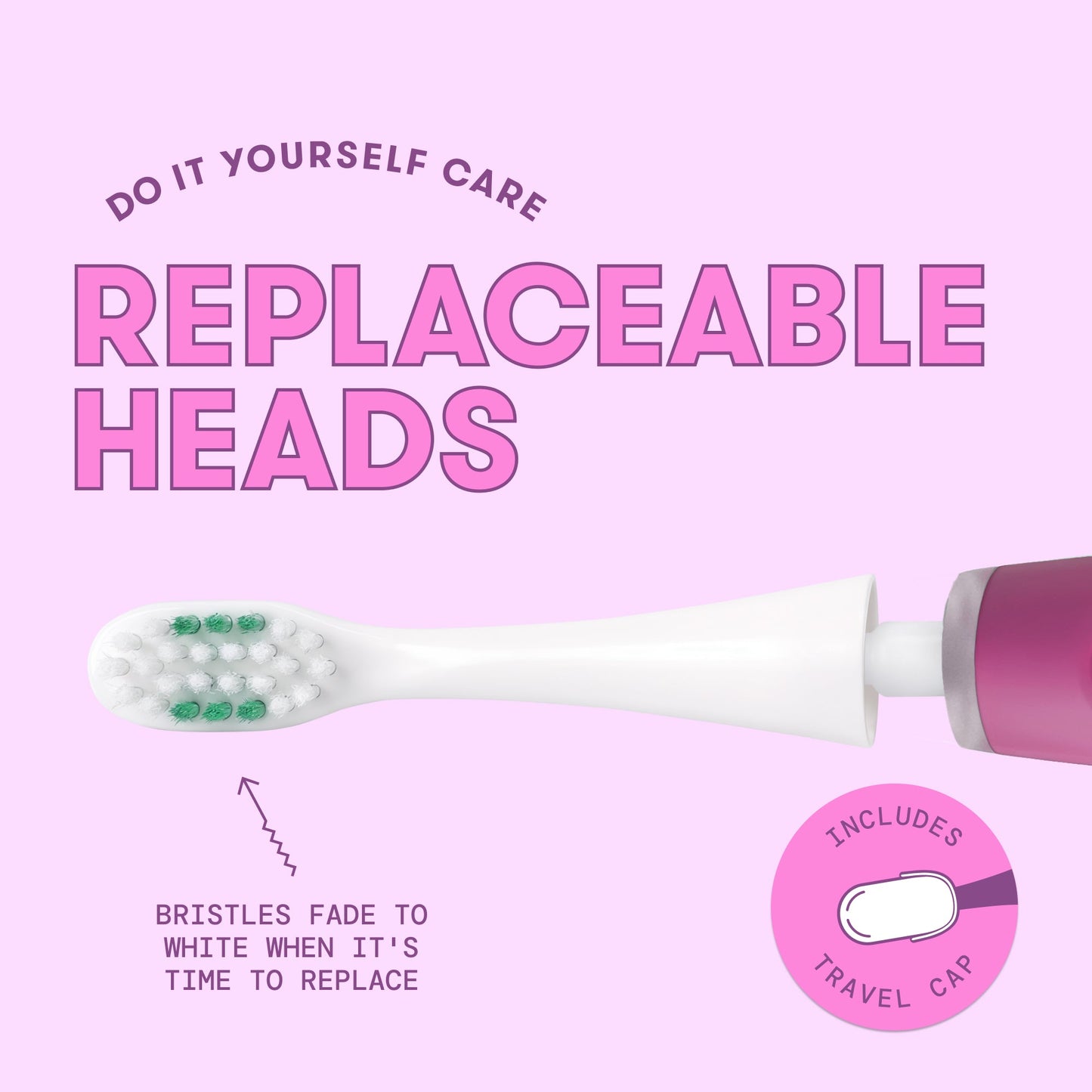 Electric Toothbrush Heads for Kids, 3 Ct