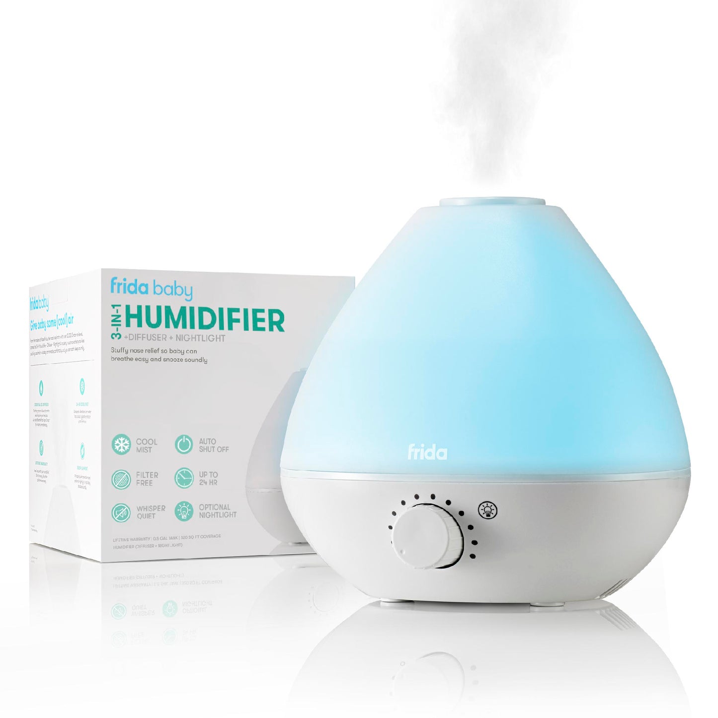 BreatheFrida™ the 3-IN-1 HUMIDIFIER, DIFFUSER + NIGHTLIGHT