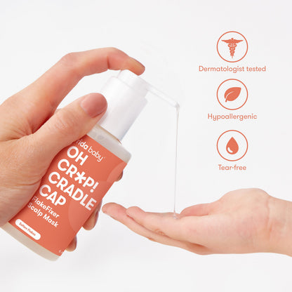 Oh Cr*p! Cradle Cap Flake Fixer Scalp Spray + Scalp Mask Duo