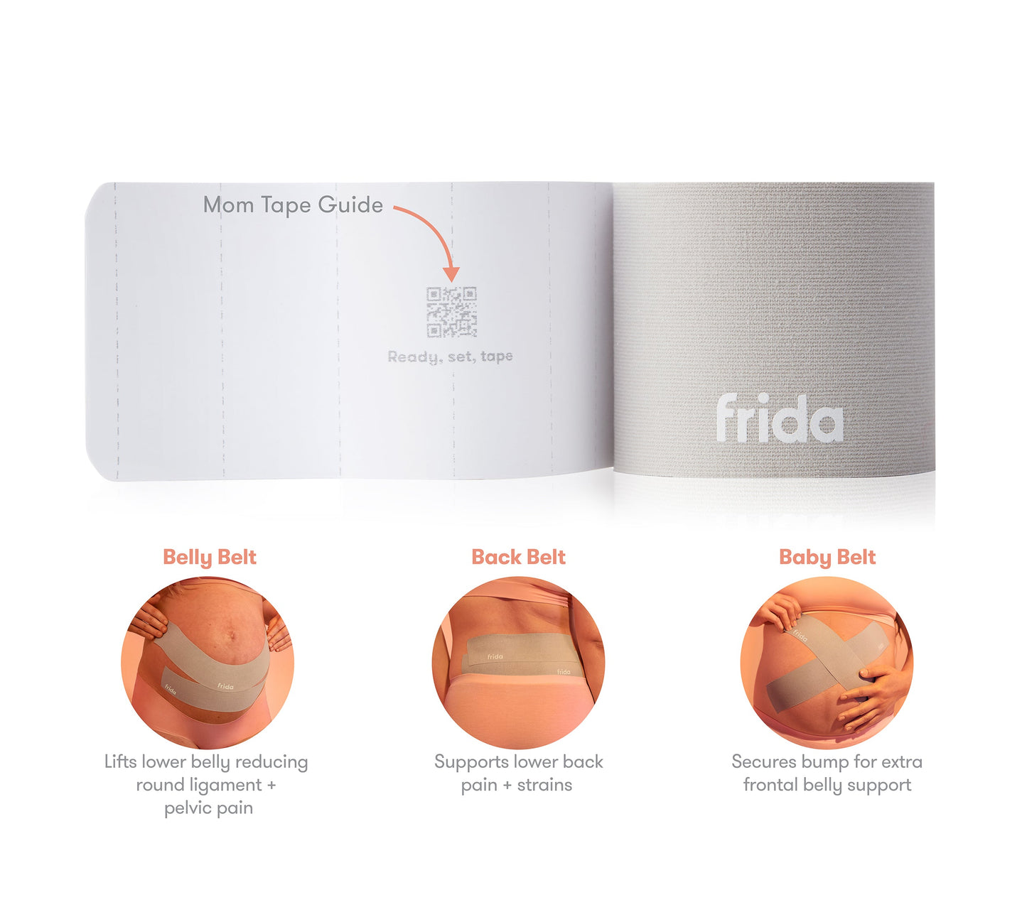 Pregnancy Belly Tape for Pain + Strain Relief