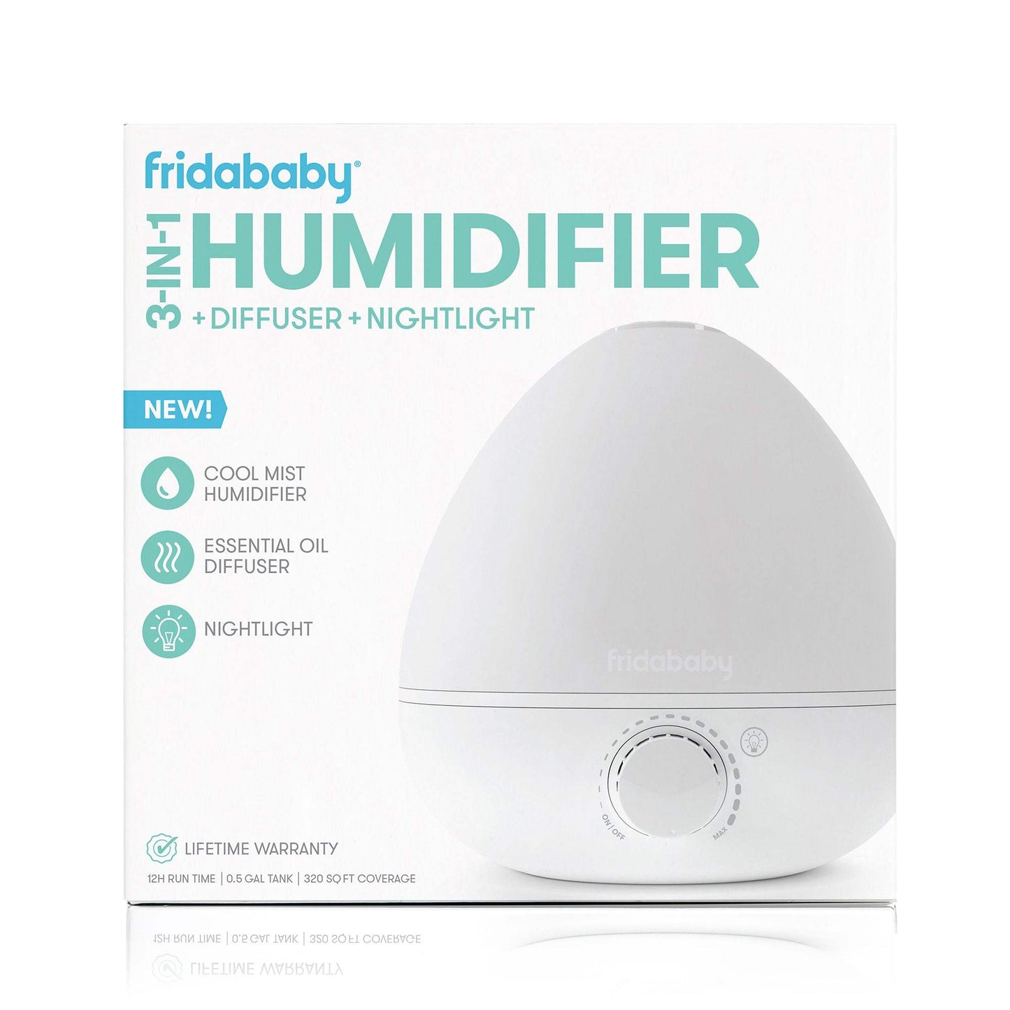 BreatheFrida the 3-IN-1 HUMIDIFIER, DIFFUSER + NIGHTLIGHT