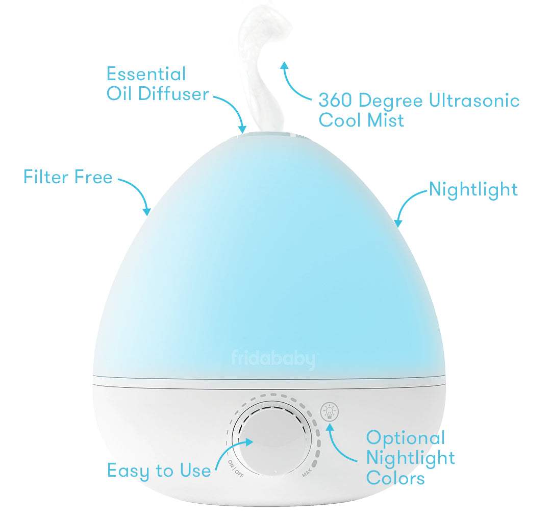 BreatheFrida the 3-IN-1 HUMIDIFIER, DIFFUSER + NIGHTLIGHT